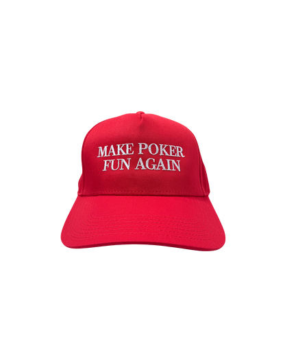 Red Make Poker Fun Again Hat